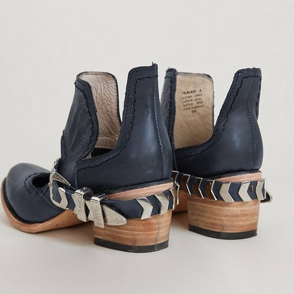 Freebird by Steven blade leather moto buckle booties - Picture 3 of 11